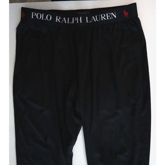 Polo Ralph Lauren PLCTJR Men's Sz Large Black Pajama Jogger Pants - Picture 8 of 14